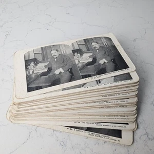Sears & Roebuck Advertising Stereoview Card Set 50 Card Set Industrial Antique - Picture 1 of 4