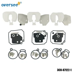 3PCS 3C8-87122-1 Carburetor Repair Kit For Tohatsu M40 50HP 2T Outboard 853780A2 - Picture 1 of 5
