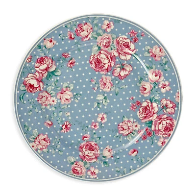 Service Geschirr Kelche Wein Dessert Isabelle Rose Julia Shabby Chic Porzellan - Bild 1 von 2