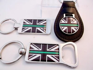 DÜNNE GRÜNE LINIE KRANKENSCHWESTER ARZT KRANKENWAGEN SANITÄTER ANSTECKNADEL SCHLÜSSELANHÄNGER FLASCHENÖFFNER - Bild 1 von 25