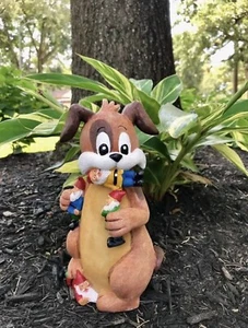 Gran Gnomo de Jardín - Estatua de Césped de Tiempo de Juego de Cachorro, Gnomo Divertido NUEVO - Imagen 1 de 3