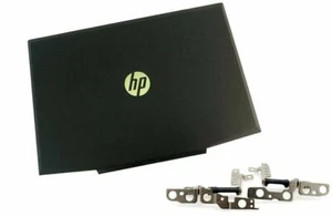 HP Pavilion 15-CX 15-cx0058wm 15-cx0030nr LCD Back Cover & Hinges Green Logo - Picture 1 of 4