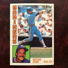 1984 Topps TIFFANY Set RICHIE ZISK #83 SEATTLE MARINERS - NM/MINT *HIGH GRADE*