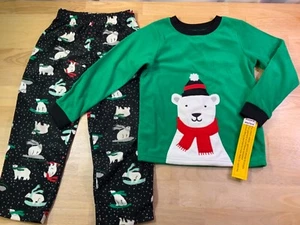 New Boy’s Carters Winter PJ Set with Polar Bears Size 6-Very Cute!!* - Picture 1 of 3