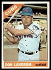 1966 Topps Don Landrum Chicago Cubs #43