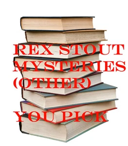 Stout, Rex - Other Mystery Book Series - UPick / Choice - Picture 1 of 37