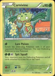 2x (BW5-5) Carnivine Rare Pokemon B&W Dark Explorers Card # 5 - Picture 1 of 1