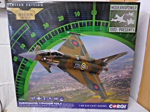 Corgi Aviation 1/48th scale Eurofighter Typhoon FGR.4 RAF 29 Sqn Conningsby 2015 - Picture 1 of 2