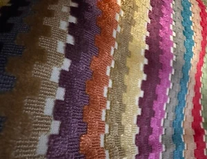 Rainbow Cut Velvet Fabric 1 full yard - Picture 1 of 1