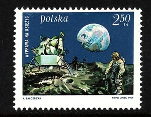 OPC 1969 Poland Apollo 11 Landing Sc#1674 MNH 46406 - Picture 1 of 1