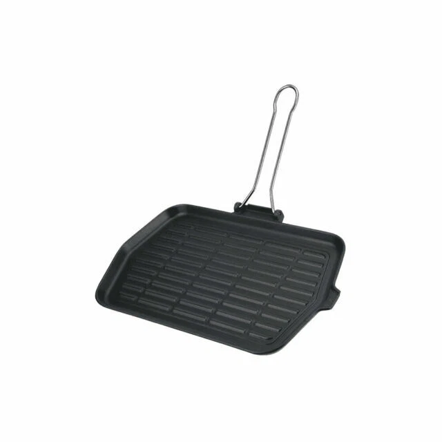 Ilsa 02050230GBS Bistecchiera Rettangolare in Ghisa 23 x 36 cm - Nera