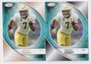 Isaiah Foskey 2023 SAGE HIGH SERIES GOLD + BASE RC LOT #150 NEW ORLEANS SAINTS - Picture 1 of 1