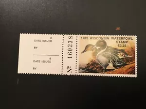 ICOLLECTZONE US 1982 Wisconsin #5 with numbered tab XF NH - Picture 1 of 1