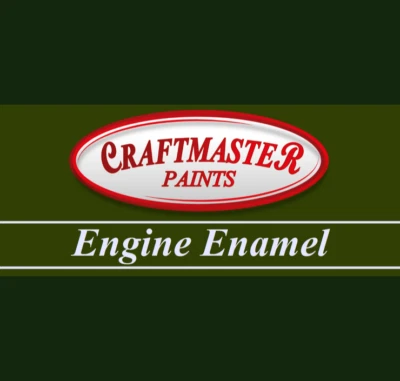 CRAFTMASTER PAINTS Deep Brunswick Green (For Petter) Stationary Engine Enamel Paint Hight Temp