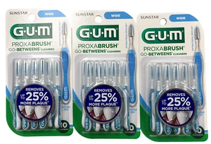 GUM Proxabrush Cleaners WIDE 10 Each ( 3 pack ) - Picture 1 of 1