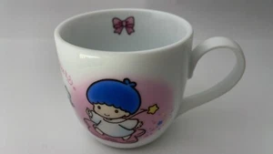 Taza de té Sanrio Little Twin Stars Kiki & Lara 1991 8x7,5 cm/3,14 x 2,95 pulgadas - Imagen 1 de 9