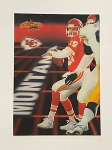 1994 Sportflics Football Starflics #176 - Joe Montana - Kansas City Chiefs - Picture 1 of 2