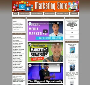 MARKETING SERVICES STORE WEBSITE. MAKE MONEY FROM HOME, AMAZON, ADSENSE. - Picture 1 of 4