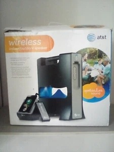 AT T Portable Wireless Indoor Outdoor IT Tower Speaker System - Black. - Picture 1 of 4