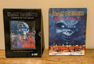Iron Maiden: 2 DVD Lot, Rock In Rio, Visions of Beast, G/VG - Picture 1 of 13