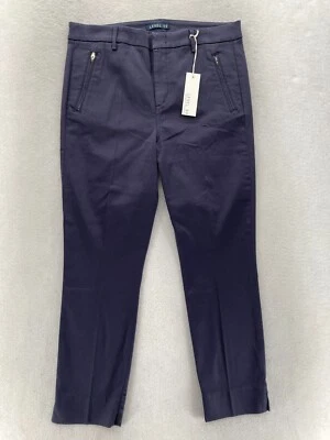 Pantalón pantalón Level 99 Francis Lacey Doble Ribete Cremallera Para Mujer 32 Azul Marino Elástico Foto 1 de 4