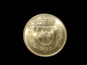 SWITZERLAND. 5 FRANCS 1965 B. Condition: B.U. - Picture 1 of 2