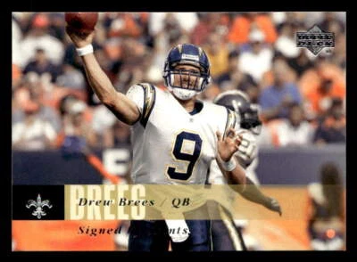 Drew Brees 2006 Upper Deck  Card #120 New Orleans Saints - Image 1 of 2