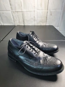 STEVE MADDEN WINGTIP DRESS SHOES MENS 13 STYLE: HARLOW Black  - Picture 1 of 9