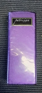 Patrician Square Pillar Candle Merry Christmas Metallic Purple 7 X 3 Inch NIB - Picture 1 of 4