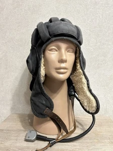 Casco Tankman Original Vintage Soviético URSS Tankman Gorra Peaked Tankman. - Imagen 1 de 13