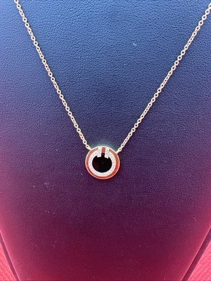 Tiffany & Co T Small Necklace 18K Yellow Gold Diamond - Image 1 of 4