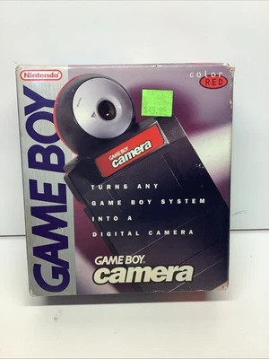 Nintendo Game Boy Camera (GB) Red Tested! Great Shape Complete Box CIB + Inserts - Image 1 of 4