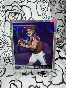 Jackson Arnold - #3/7 - PURPLE LAVA - 2025 Leaf NSCC - 48B-74 - Picture 1 of 2