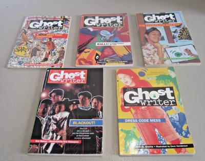 GHOST WRITER 6 1990s Paperback Book Lot PBS Mysteries  - Image 1 of 3