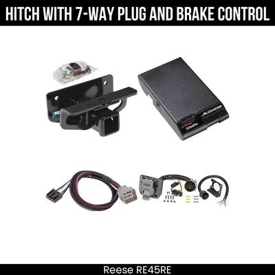 Control de freno Reese enganche remolque paquete para 03-24 Dodge RAM 1500 03-10 2500 3500 44603 Foto 1 de 4