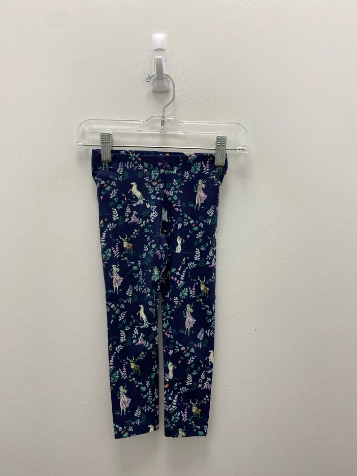 Pantalones para niña Janie and Jack TALLA 3 verde marino/púrpura Frozen Foto 1 de 1