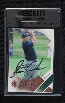 BAS 2003 SP Authentic Stewart Cink #18SPA Seal of Authenticity Auto - Image 1 of 2