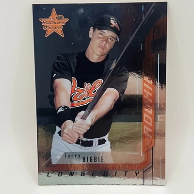 2001 Leaf Rookies and Stars Longevity Larry Bigbie #262/25 BAL Foto 1 de 2