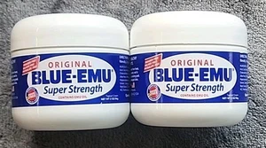 2-Blue-Emu Original Super Strength Pain Relieving Cream 2 Oz Each - Picture 1 of 1
