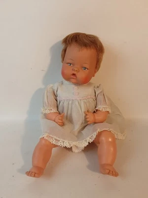 1960’s Tiny Thumbelina Ideal Doll Original Clothing 14” READ Movements Work  - Image 1 of 4