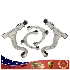 4PCS Front Upper + Lower Control Arms Fit For Porsche Panamera 4.8L 2010-2013 - Picture 1 of 12
