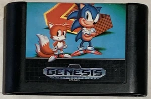 Cartucho auténtico Sonic the Hedgehog 2 (SEGA Genesis, 1992) solo sin probar - Imagen 1 de 4