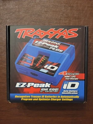 Cargador rápido de CA Traxxas 2970 EZ-Peak Plus 4 amperios 5-8 celdas NiMH / 2S-3S LiPo con identificación Foto 1 de 2