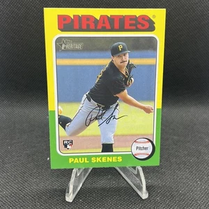 2024 Topps Heritage High Number Paul Skenes Rookie Pirates #594 - Bild 1 von 2