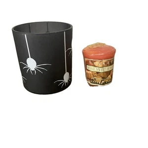 Midwest of Cannon Falls Spider Votive Holder w/Yankee Home Sweet Home Candle - Picture 1 of 10