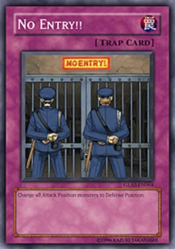 No Entry! - GLAS-EN064 - Common - 1st Edition - Heavily Played - Image 1 of 1