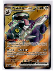 Revavroom ex (Full Art) - 216/197 SV Obsidian Flames Ultra Rare - NM - POKEMON - Picture 1 of 2