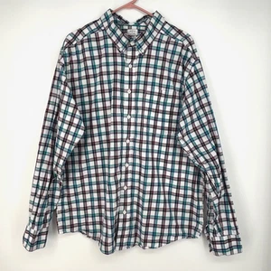 Dressed Up By Gymboree Teen Boys XL Button Down Shirt Multi Plaid Long Sleeves - Picture 1 of 9