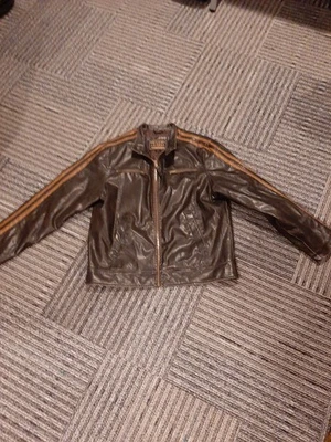 Arizona 皮革夹克男式大号棕色 — 第 1/4 张图片