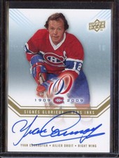 2008-09 Upper Deck Montreal Canadiens Centennial Habs INKS  Yvan Cournoyer